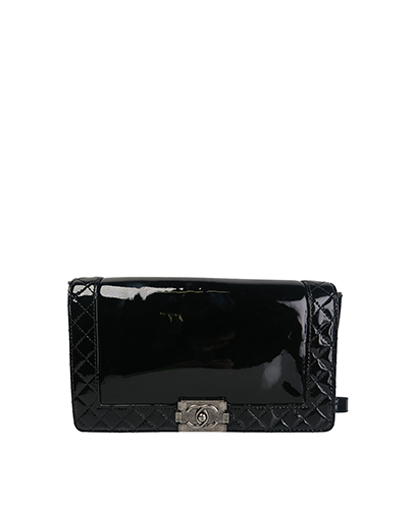 Reverso Quilted Flap Boy Bag, front view